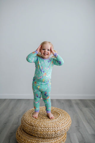 Little Sleepies Mermaid Magic Pajama Set, Little Sleepies, CM22, Little Sleepies, Little Sleepies 2pc Pajama Set, Little Sleepies Bamboo, Little Sleepies Mermaid, Little Sleepies Mermaid Magi