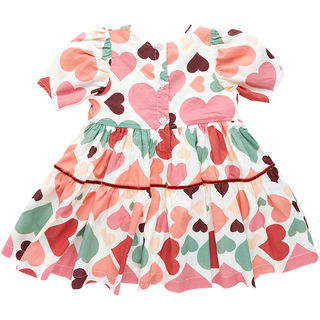 Pink Chicken Girls Julesy Dress - Vintage Hearts, Pink Chicken, cf-size-2y, cf-size-3y, cf-size-4y, cf-size-5y, cf-size-6y, cf-type-dress, cf-vendor-pink-chicken, Dress, Dress for Girls, Dres