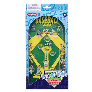 Homerun Pinball Game, Schylling, Baseball, cf-type-toys-&-games, cf-vendor-schylling, Pin Ball, Pin Ball Game, Schylling, Schylling Baseball, Schylling Pin Ball, Toys & Games - Basically Bows