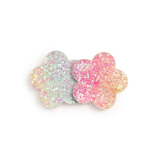 Sweet Wink Pastel Flower Glitter Clip, Sweet Wink, Alligator Clip Hair Bow, cf-type-hair-bow, cf-vendor-sweet-wink, Clippie Hair Bow, CM22, Hair Bow, Hair Bow on Clippie, Hair Bows, JAN23, Sw