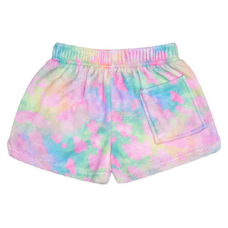 Iscream Happy Tie Dye Plush Shorts, Iscream, Fleece Shorts, Gifts for Tween, Girls Sleep Shorts, Happy Tie Dye, iscream, Iscream Happy Tie Dye, Iscream Plush Shorts, iscream shorts, iscream-s