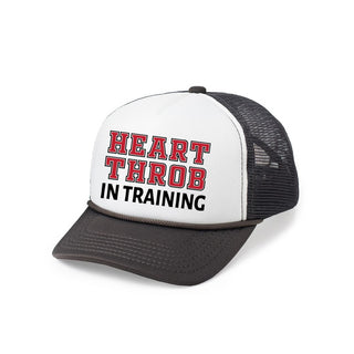 Sweet Wink Heart Throb in Training Trucker Hat - Charcoal / White, Sweet Wink, Boy Hat, Boys Hat, cf-type-hat, cf-vendor-sweet-wink, Heart Throb In Training, JAN23, Sweet Wink, Sweet Wink Tru