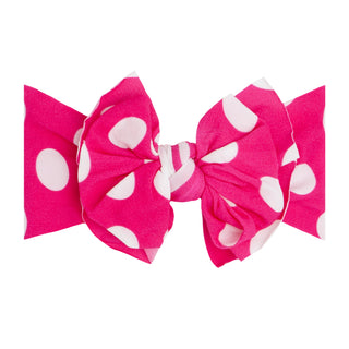 Baby Bling Hot Pink Polka Dot Printed FAB-BOW-LOUS Headband, Baby Bling, Baby Baby Bling Headbands, Baby Bling, Baby Bling Character Collection, Baby Bling FAB, Baby Bling FAB-BOW-LOUS, Baby 