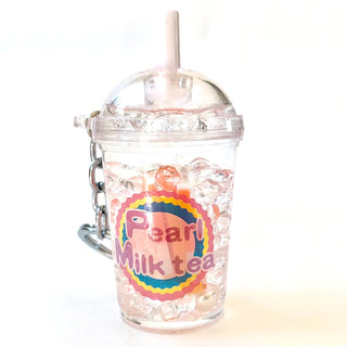 bcmini Icy Fruit Boba Charm Keyring, BCMINI, bcmini, Boba Tea, cf-type-keychain, cf-vendor-bcmini, Keychain, Stocking Stuffer, Stocking Stuffers, Keychain - Basically Bows & Bowties