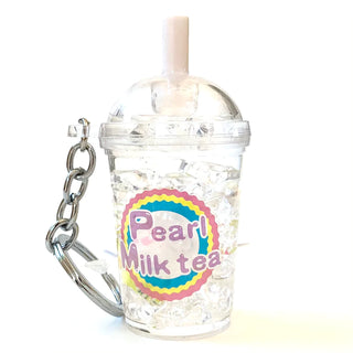 bcmini Icy Fruit Boba Charm Keyring, BCMINI, bcmini, Boba Tea, cf-type-keychain, cf-vendor-bcmini, Keychain, Stocking Stuffer, Stocking Stuffers, Keychain - Basically Bows & Bowties