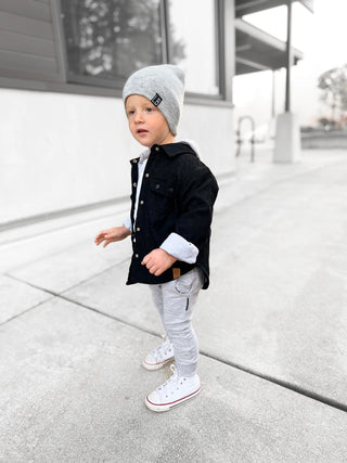 Little Bipsy Corduroy Shacket - Black, Little Bipsy Collection, Black, cf-size-18-24-months, cf-type-coats-&-jackets, cf-vendor-little-bipsy-collection, JAN23, Little Bipsy, Little Bipsy Coll