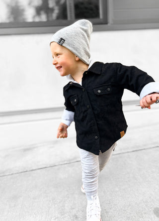 Little Bipsy Corduroy Shacket - Black, Little Bipsy Collection, Black, cf-size-18-24-months, cf-type-coats-&-jackets, cf-vendor-little-bipsy-collection, JAN23, Little Bipsy, Little Bipsy Coll