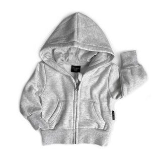 Little Bipsy Classic Zip Hoodie - Light Heather Grey, Little Bipsy Collection, cf-size-12-18-months, cf-size-6-12-months, cf-size-9-10y, cf-type-coats-&-jackets, cf-vendor-little-bipsy-collec