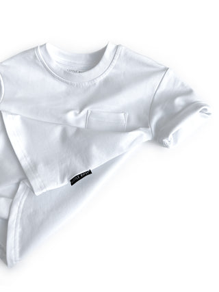 Little Bipsy Favorite Tee - White, Little Bipsy Collection, cf-size-0-3-months, cf-size-3t-4t, cf-size-4t-5t, cf-type-tee, cf-vendor-little-bipsy-collection, LBSS23, Little Bipsy, Little Bips