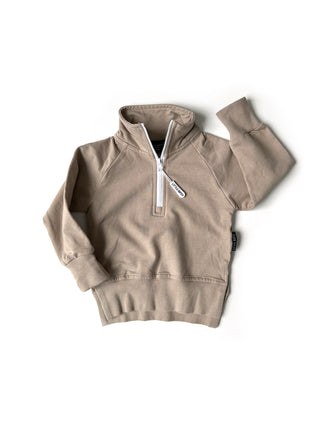 Little Bipsy Zip Pullover - Sand, Little Bipsy Collection, CM22, JAN23, LBSS22, Little Bipsy, Little Bipsy Collection, Little Bipsy Pullover, Little Bipsy Sand, Little Bipsy Zip Pullover, San