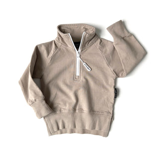 Little Bipsy Zip Pullover - Sand, Little Bipsy Collection, CM22, JAN23, LBSS22, Little Bipsy, Little Bipsy Collection, Little Bipsy Pullover, Little Bipsy Sand, Little Bipsy Zip Pullover, San