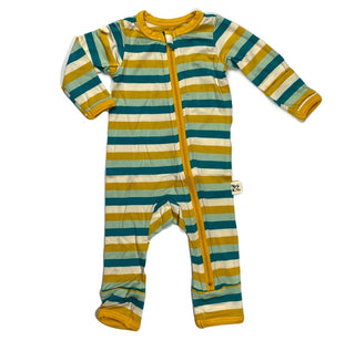 Kozi & Co Grasshopper Stripe Coverall, Kozi & co, cf-size-18-24-months, cf-size-2t, cf-size-6-12-months, cf-type-coverall, cf-vendor-kozi-&-co, CM22, Els PW 5060, Kozi, Kozi & Co, Kozi & Co C