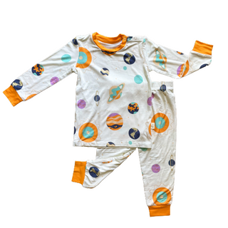 Kozi & Co Solar System L/S Pajama Set, Kozi & Co, cf-size-10, cf-size-4, cf-size-5, cf-type-pajamas, cf-vendor-kozi-&-co, CM22, Kozi & Co, Kozi & Co Fall 2021, Kozi & Co Solar System, Solar S