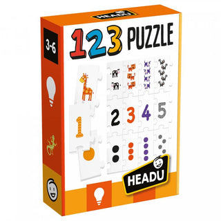 Headu Montessori 123 Puzzle, Headu, Ages: 3-6, cf-type-puzzle, cf-vendor-headu, EB Boy, EB Boys, EB Girls, First Puzzle, Game, Headu, Montessori, Montessori 123 Puzzle, Montessori Learning, P