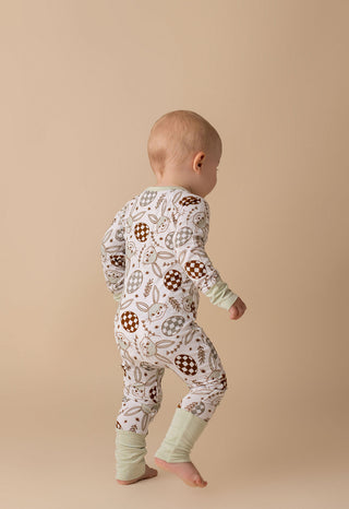 In My Jammers Mint Bunny Zipper Romper, In My Jammers, Bamboo, Bamboo Pajamas, cf-size-12-18-months, cf-size-18-24-months, cf-size-3-6-months, cf-size-6-9-months, cf-type-pajamas, cf-vendor-i