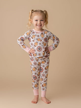 In My Jammers Groovy Chick L/S 2pc PJ Set, In My Jammers, Bamboo, Bamboo Pajamas, Boho Bunny, cf-size-4t, cf-size-5t, cf-type-pajamas, cf-vendor-in-my-jammers, Easter, Easter Basket Ideas, Ea