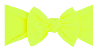 Baby Bling Classic Knot Headband - Neon Safety Yellow, Baby Bling, Baby Baby Bling Headbands, Baby Bling, Baby Bling Classic Knot Headband, Baby Bling Classic Knot Headband - Neon Safety Yell