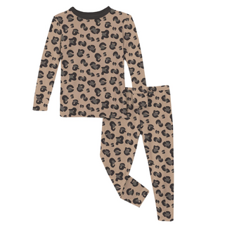 KicKee Pants Suede Cheetah L/S Pajama Set, KicKee Pants, cf-size-3t, cf-type-footie, cf-vendor-kickee-pants, CM22, KicKee, KicKee Pants, KicKee Pants L/S Pajama Set, KicKEe Pants Pajama Set, 