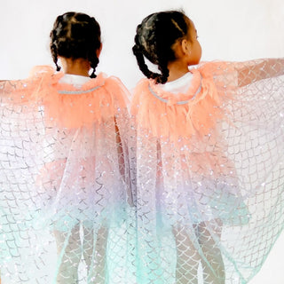 Mermaid Ombre Cape, Sweet Wink, Cape, JAN23, Mermaid Ombre, Mermaid Ombre Cape, Mermaids, Sweet Wink, Sweet Wink Cape, Sweet Wink Mermaid, Cape - Basically Bows & Bowties