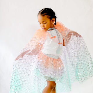 Mermaid Ombre Cape, Sweet Wink, Cape, JAN23, Mermaid Ombre, Mermaid Ombre Cape, Mermaids, Sweet Wink, Sweet Wink Cape, Sweet Wink Mermaid, Cape - Basically Bows & Bowties