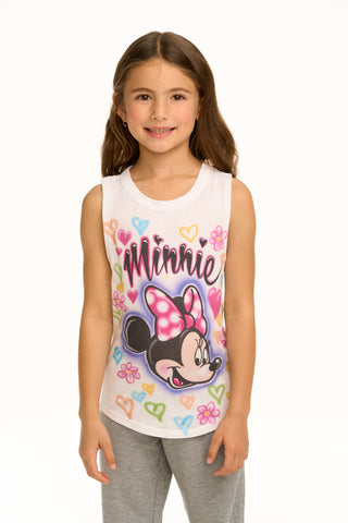 Chaser Minnie Mouse - Airbrush Minnie Tank, Chaser, Airbrush, Chaser, Chaser Brand, Chaser Disney, Chaser Minnie, Chaser Minnie Mouse, Chaser Tee, Disney minnie Mouse, Minnie Mouse, Tank - Ba