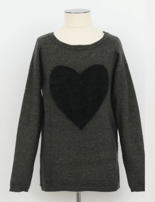 Mini Molly Heart Knit Sweater, Molly Bracken, Big Girls Clothing, Girls Clothing, Heart, Heart Sweater, Mini Molly, Mini Molly Heart Sweater, Mini Molly Tween, Molly Bracken, Tween Clothing, 