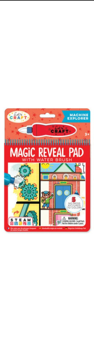 Let's Craft Magic Reveal Pad, Bright Stripes, Bright Stripes Let's Craft Magic Reveal Pad, Cyber Mondayoys, Activity Toys - Basically Bows & Bowties