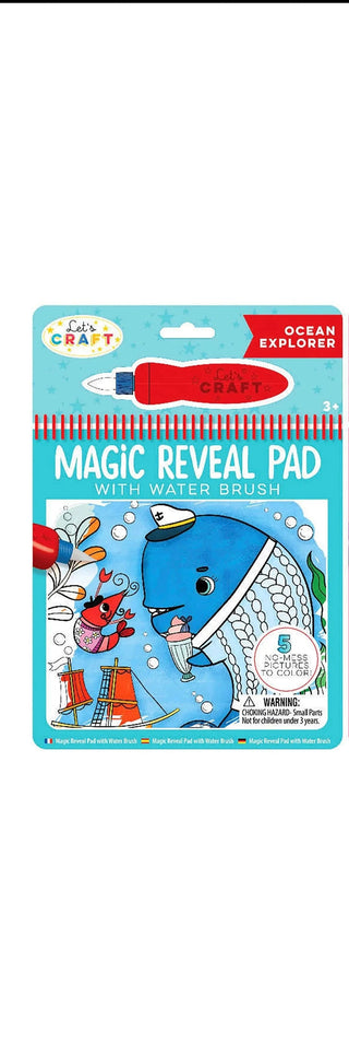 Let's Craft Magic Reveal Pad - Ocean, Unicorns, Dance, Bright Stripes, Bright Stripes Let's Craft Magic Reveal Pad, Activity Toys - Basically Bows & Bowties