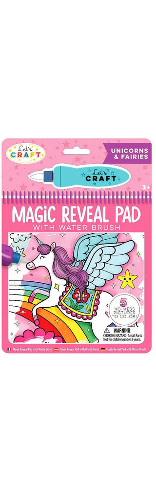 Let's Craft Magic Reveal Pad - Ocean, Unicorns, Dance, Bright Stripes, Bright Stripes Let's Craft Magic Reveal Pad, Activity Toys - Basically Bows & Bowties