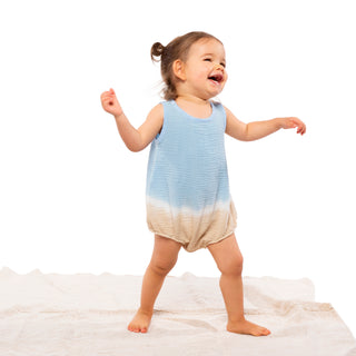 Fairwell Terra Romper in Ocean, Fairwell, cf-size-0-6-months, cf-size-12-18-months, cf-size-18-24-months, cf-size-6-12-months, cf-type-romper, cf-vendor-fairwell, CM22, Fairwell, Fairwell Kid