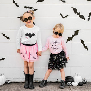 Believe in Magic Pink L/S Tee, Sweet Wink, Believe in Magic Pink L/S Tee, cf-size-3t, cf-size-4t, cf-size-5-6y, cf-type-tee, cf-vendor-sweet-wink, CM22, Halloween, Halloween Shirt, Halloween 