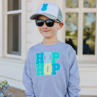 Sweet Wink Hip Hop L/S Sweatshirt - Gray, Sweet Wink, cf-size-4t, cf-size-5-6y, cf-size-7-8y, cf-type-sweatshirt, cf-vendor-sweet-wink, Easter, Easter Shirt, Easter Tee, EB Boys, Hip Hop Swea