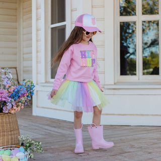 Sweet Wink Hip Hop L/S Sweatshirt - Pink, Sweet Wink, cf-size-2t, cf-size-3t, cf-size-4t, cf-type-tee, cf-vendor-sweet-wink, Easter, Easter Tee, EB Girls, Hip Hop Sweatshirt, Sweet Wink, Swee