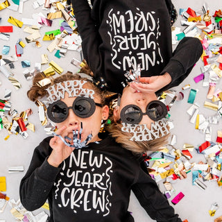 New Year Crew L/S Kids Sweatshirt, Sweet Wink, cf-size-3t, cf-type-sweatshirt, cf-vendor-sweet-wink, Happy New Year, Holiday, JAN23, New Year's, New Year's Eve Crew, New Years Eve, Sweet Wink