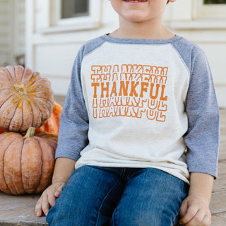 Sweet Wink Thankful Echo L/S Shirt - Natural / Heather, Sweet Wink, cf-size-2t, cf-size-3t, cf-size-4t, cf-type-tee, cf-vendor-sweet-wink, Sweet Wink, Thankful, Thanksgiving, Thanksgiving Clo