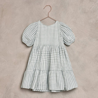 Noralee Chloe Dress in Dusty Blue Gingham, Noralee, cf-size-6y, cf-type-dress, cf-vendor-noralee, Chloe Dress, Dusty Blue Gingham, Easter Dress, Nora Lee, Noralee, Noralee Chloe Dress, Norale