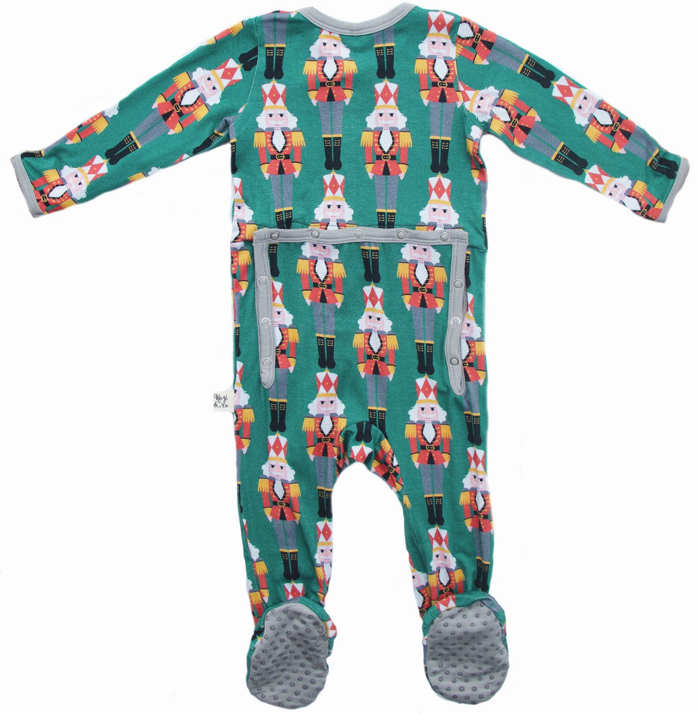 Kozi & Co Nutcracker Footie Basically Bows & Bowties