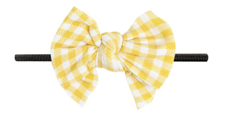 Baby Bling Mustard Gingham / Black Printed DEB Skinny Headband, Baby Bling, Baby Baby Bling Headbands, Baby Bling, Baby Bling Deb, Baby Bling DEB Bow, Baby Bling Headband, Baby Bling Headband