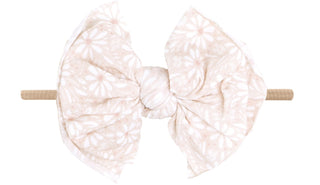 Baby Bling White Daisy / Blush FAB-BOW-LOUS Skinny Headband, Baby Bling, Baby Baby Bling Headbands, Baby Bling, Baby Bling FAB-BOW-LOUS, Baby Bling FAB-BOW-LOUS Skinny Headband, Baby Bling He