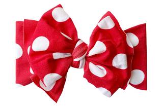 Baby Bling Red Polka Dot Printed FAB-BOW-LOUS Headband, Baby Bling, Baby Baby Bling Headbands, Baby Bling, Baby Bling Character Collection, Baby Bling FAB, Baby Bling FAB-BOW-LOUS, Baby Bling