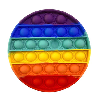 Pop It Fidget Toy - Rainbow Circle, Top Trenz, EB Boys, EB Girls, Fidget, Fidget toy, Fidgety Toy, In N  Out, In N Out Pop It, Pop It Fidget Toy, Pop It Toy, Stocking Stuffer, Stocking stuffe