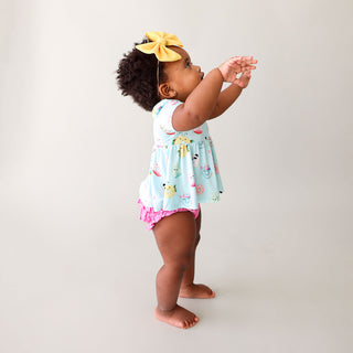 Posh Peanut Donuts S/S Basic Peplum Top & Bloomer Set, Posh Peanut, cf-size-12-18-months, cf-size-18-24-months, cf-size-2t, cf-size-3-6-months, cf-size-6-12-months, cf-type-2pc-set, cf-vendor