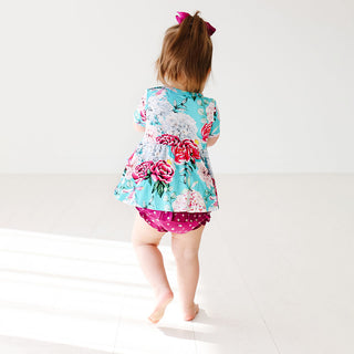 Posh Peanut Eloise S/S Basic Peplum Top & Bloomer Set, Posh Peanut, cf-size-12-18-months, cf-size-18-24-months, cf-size-3-6-months, cf-size-6-12-months, cf-type-2pc-set, cf-vendor-posh-peanut