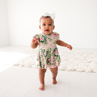 Posh Peanut Renia S/S Basic Peplum Top & Bloomer Set, Posh Peanut, cf-size-3-6-months, cf-type-2pc-set, cf-vendor-posh-peanut, Henley Peplum Top & Bloomer Set, Posh Peanut, Posh Peanut Bummie