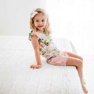 Posh Peanut Harper Henley Ruffled Capsleeve Top & Ruffled Varsity Short, Posh Peanut, cf-size-5t, cf-size-6, cf-size-7, cf-size-9, cf-type-2pc-set, cf-vendor-posh-peanut, Posh Peanut, Posh Pe