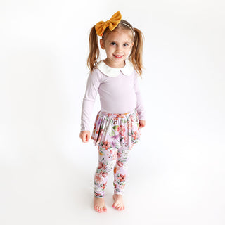 Posh Peanut Pari L/S Peterpan Collar T-Shirt & Skirted Legging Set, Posh Peanut, cf-size-3t, cf-size-4t, cf-size-5t, cf-size-6t, cf-type-2pc-set, cf-vendor-posh-peanut, Posh Peanut, Posh Pean