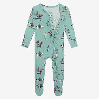 Posh Peanut Wallace Zippered Footie, Posh Peanut, cf-size-12-18-months, cf-size-6-9-months, cf-size-9-12-months, cf-type-footie, cf-vendor-posh-peanut, Posh Peanut, Posh Peanut Fall 2021, Pos