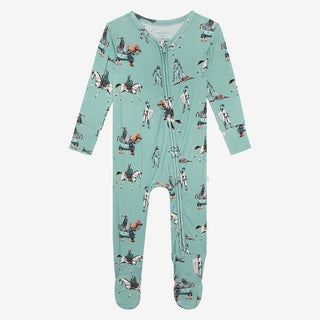 Posh Peanut Wallace Zippered Footie, Posh Peanut, cf-size-12-18-months, cf-size-6-9-months, cf-size-9-12-months, cf-type-footie, cf-vendor-posh-peanut, Posh Peanut, Posh Peanut Fall 2021, Pos