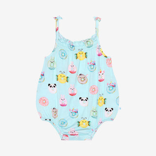 Posh Peanut Donuts Spaghetti Strap Bubble Romper, Posh Peanut, cf-size-0-3-months, cf-size-12-18-months, cf-size-18-24-months, cf-size-2t, cf-size-3-6-months, cf-size-6-12-months, cf-type-rom