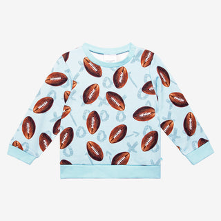 Posh Peanut Field Day L/S Sweatshirt, Posh Peanut, cf-size-10y, cf-size-12y, cf-size-7y, cf-type-sweatshirt, cf-vendor-posh-peanut, Football, French Terry Cotton, Posh Peanut, Posh Peanut Fal